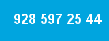 928 597 25 44